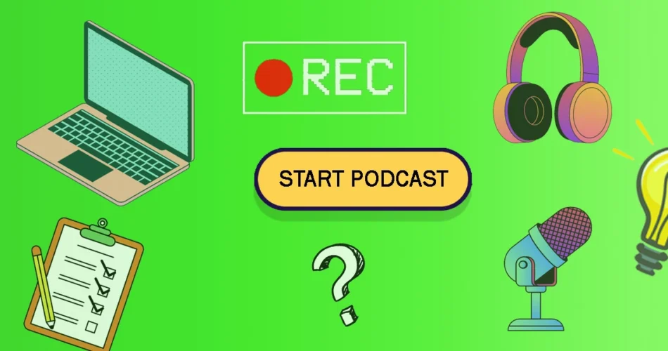 How to Start a Podcast Banner Image