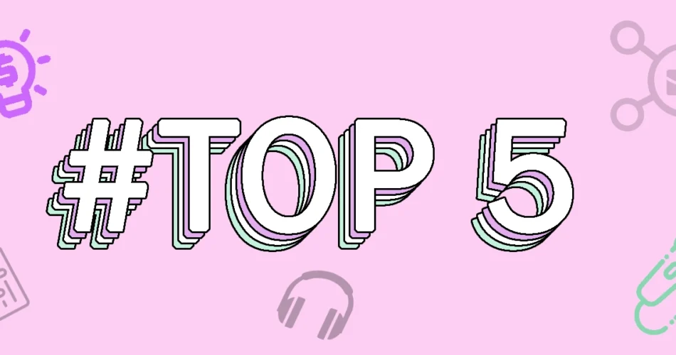 Top 5 business podcasts banner image