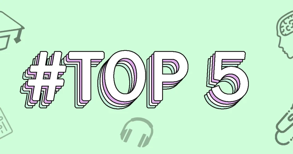 Top 5 Education Podcasts Banner