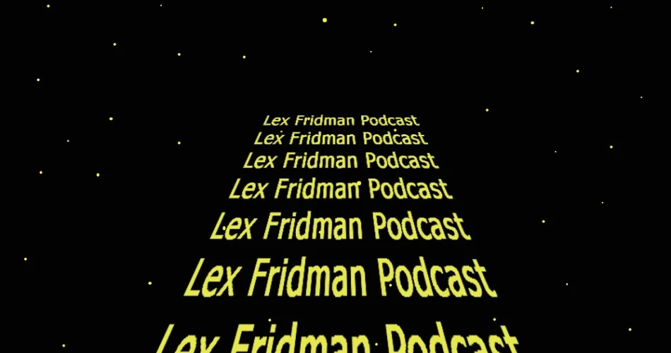 Lex Fridman podcast banner